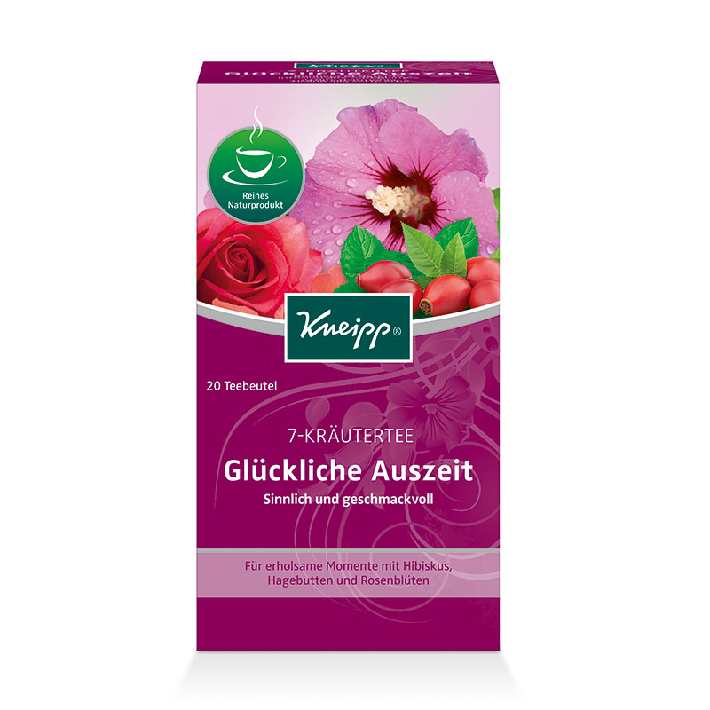 kneipp克奈圃7种草药惬意小憩草本茶1.7g*20包德国原装进口袋泡茶