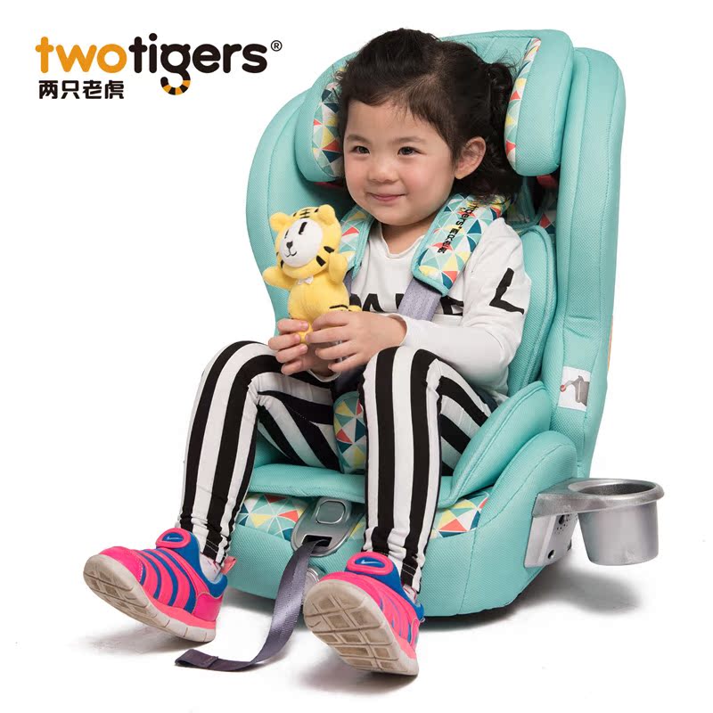 两只老虎 汽车用儿童安全座椅isofix 车载宝宝安全座椅9月-12岁3c