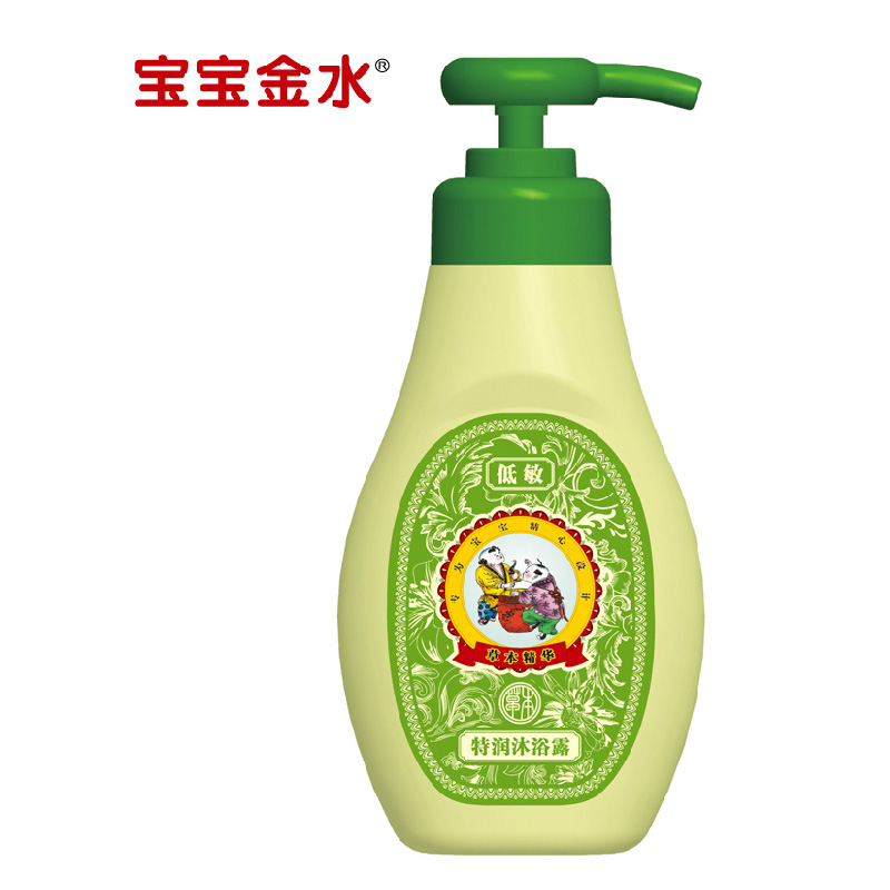 宝宝金水草本特润沐浴露200ml 宝宝 婴幼儿洗浴无泪保湿天然