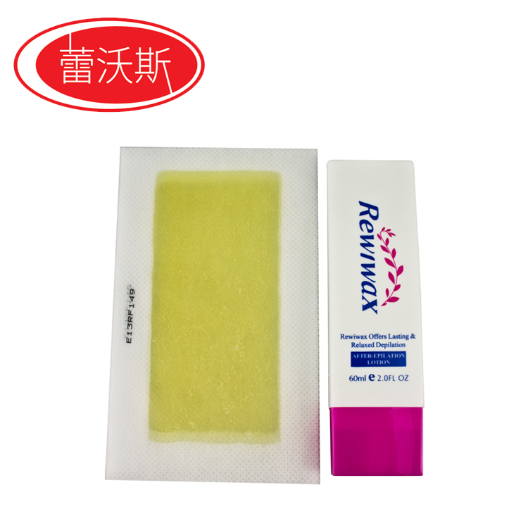 REWiWAX/蕾沃斯 玫瑰脱毛蜡纸正品套装 5张(10片)+修护液60ML