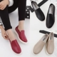 Giày đi mưa mới nữ ngắn ống chống trượt cotton mùa thu / mùa đông Giày nước thấp dành cho người lớn bằng phẳng Giày nhựa ngoài trời Hàn Quốc