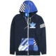 Adidas / Adidas Cỏ ba lá nam Thể thao và Giải trí Áo khoác trùm đầu Navy Blue AY8649
