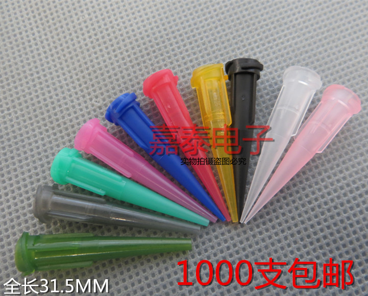 TT Plastic Skew Point Glue Needle Needle Nozzle 11G-30G Full Plastic Dispensing Glue Dispenser Glue Syringe Needle Mouth