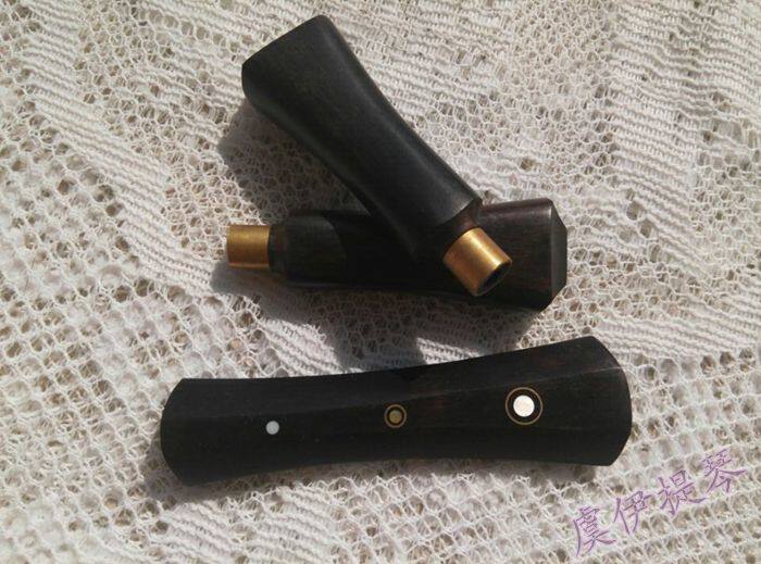 Horse head piano accessories Ebony shaft handle Ebony pull string plate inlaid with fish eyes