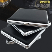 Cigarette case 20 Mount Automatic Slingshots Ultra Slim Creative Personality Cortical Metal Portable Men Smoke CIGARETTE CASE