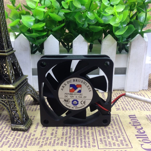 Тайвань три артиста ARX DC бесщеточный 6015 FD1260-S11112C DC12V 0,19A вентилятор