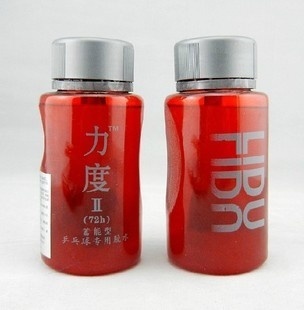 LIDU TABLE TENNIS RACKET SPECIAL STRENGTH II No 2 HIGH elastic organic glue WITH BASE OIL 250ML RED BOTTLE