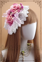 Original * Versailles poem * Rococo style sweet and gorgeous lace flower pill-Lolita tea party accessories