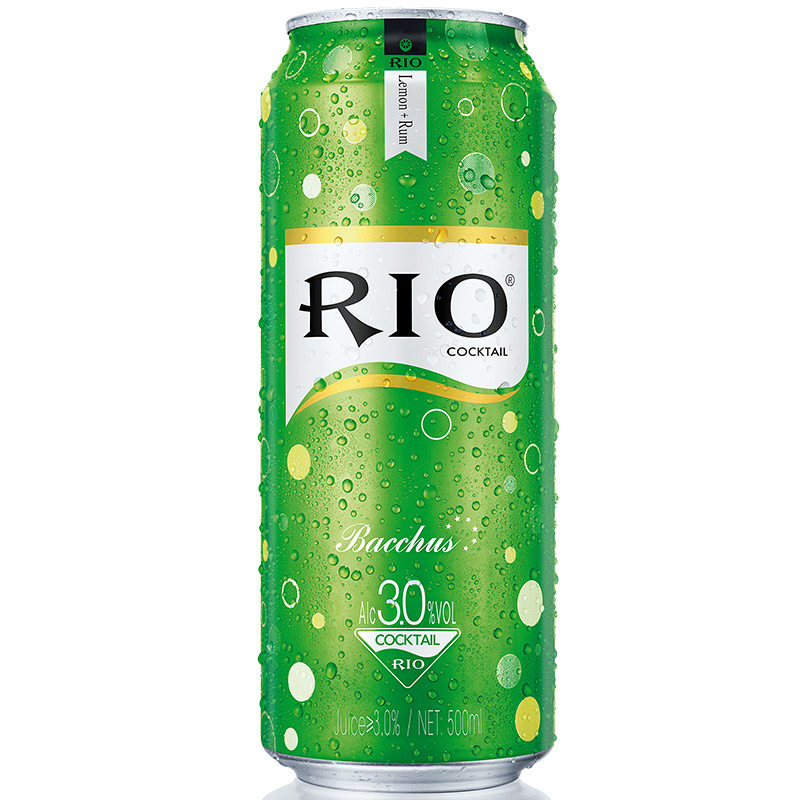 【天猫超市】RIO(锐澳) 柠檬味 朗姆鸡尾酒(预调酒)500ml/罐