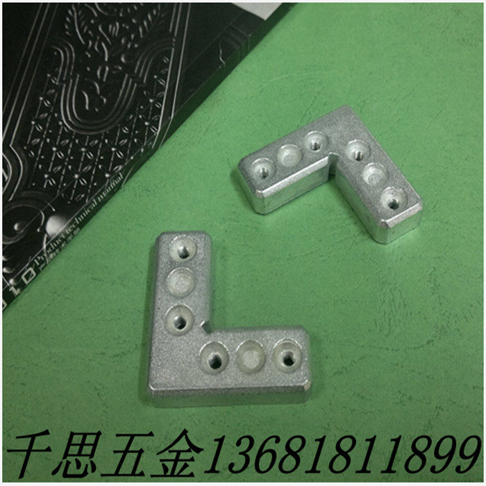 Aluminum alloy angular code 90-degree right angle door frame fixed angle code right angle connector L type home innate fixed code
