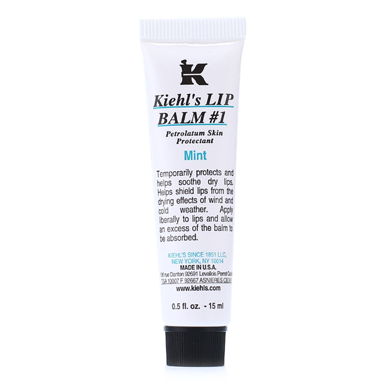 Kiehl's科颜氏1号护唇润唇膏15ML丰盈持久保湿滋润补水-薄荷香型