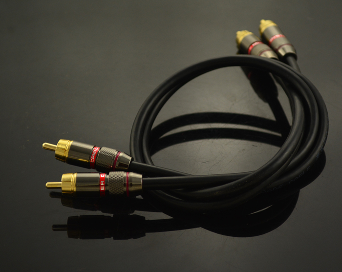 Oxygen-free copper double lotus line HIFI fever wire ultra-thick line base coaxial digital signal line