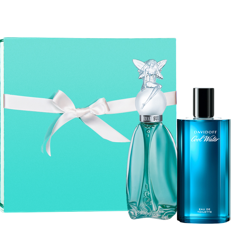 Anna sui/安娜苏许愿精灵女士淡香水30ml+大卫杜夫冷水男香水40ml