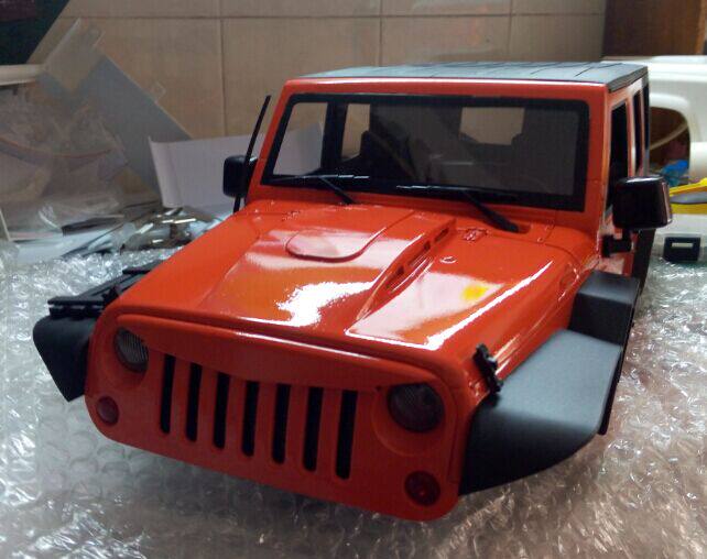 1 10 Simulation Climbing Car Shell Double Eagle Ranch SCX10 5 Door Car Case Vaterra K5