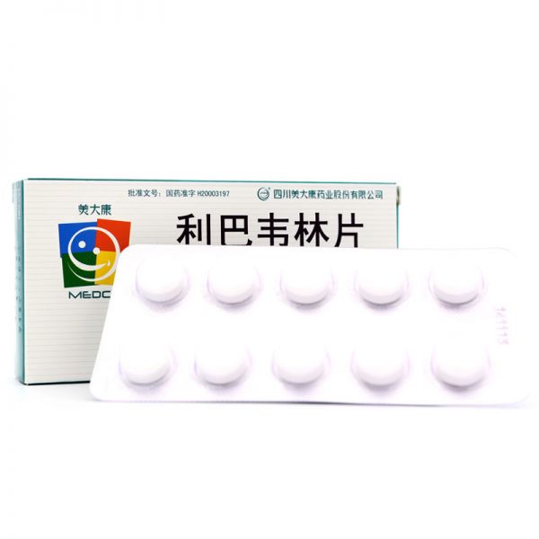 美大康 利巴韦林片 100㎎*20片/盒