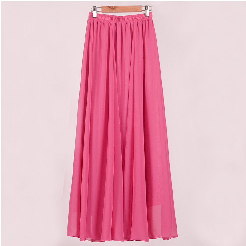 Chiffon Boutique Mid-Length Skirt, Bohemian Flared Skirt, Versatile High-Waisted Beach A-Line Skirt, Women's Dance Skirt Chiffon Boutique Mid-Length Skirt, Bohemian Flared Skirt, Versatile High-Waisted Beach A-Line Skirt, Women's Dance Skirt