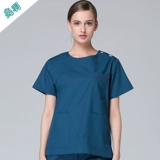 亮羽 Униформа врача, раздельный комплект, униформа медсестры для работы, в корейском стиле, короткий рукав