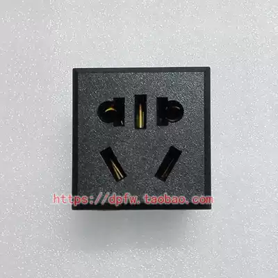 16A three flat hole module socket cabinet socket 220V electrical socket 15A power plug board accessories