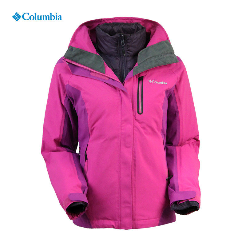 COLUMBIA/哥伦比亚 女款羽绒内胆连帽冲锋衣- PL7843