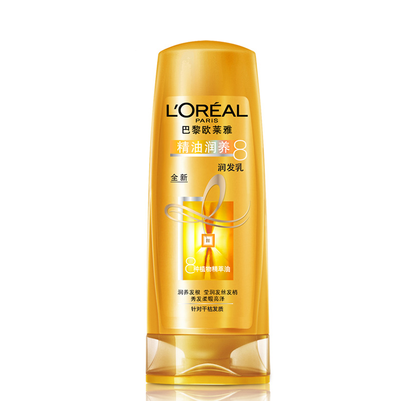 欧莱雅精油润养润发乳400ml/200ml 呵护秀发 柔顺光亮