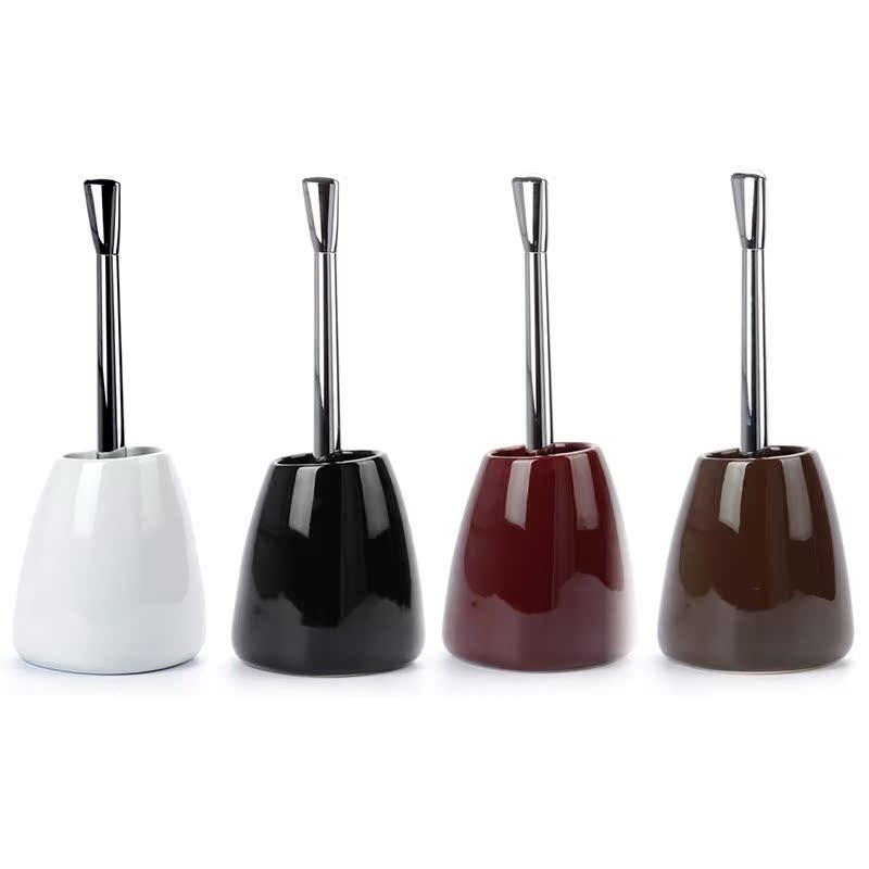 SPIRELLA silk pury creative Etna stone bright glaze ceramic toilet brush Swiss design