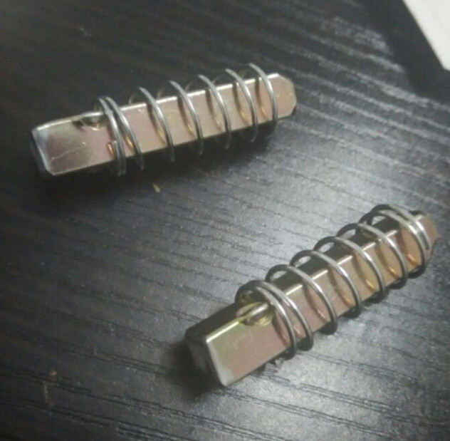 Lock with spring square shaft, square bar, square bar, square steel stick, dotted double fast, with ears, door lock frame, electronic lock, fingerprint lock