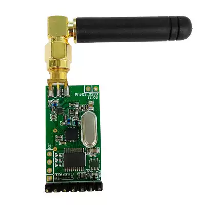 Wireless radio frequency 433m transceiver module for data transmission is used to collect temperature and humidity led signals