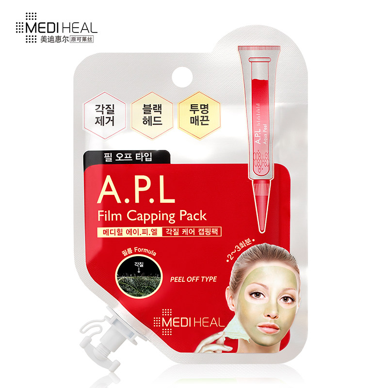 MEDIHEAL 美迪惠尔A.P.L祛角质撕拉式面膜15ml  1片