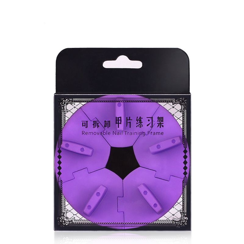 KaSi塑料假指甲展示座 莲花座指托可固定假指甲甲片托练习架工具