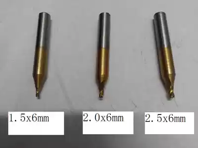 Locksmith supplies titanium-plated milling cutter for copying S-groove serpentine groove key with internal and external milling groove key