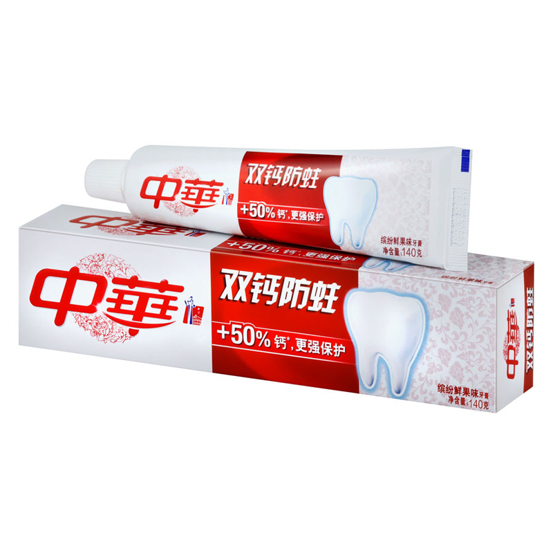 90g/140g中华双钙牙膏缤纷果味