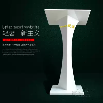 Acrylic dining room welcome reception desk conference host stage fashion simple speech podium