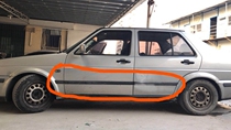 Old Jetta door anti-collision strip Jetta body anti-scratch strip decorative strip decorative strip protective strip