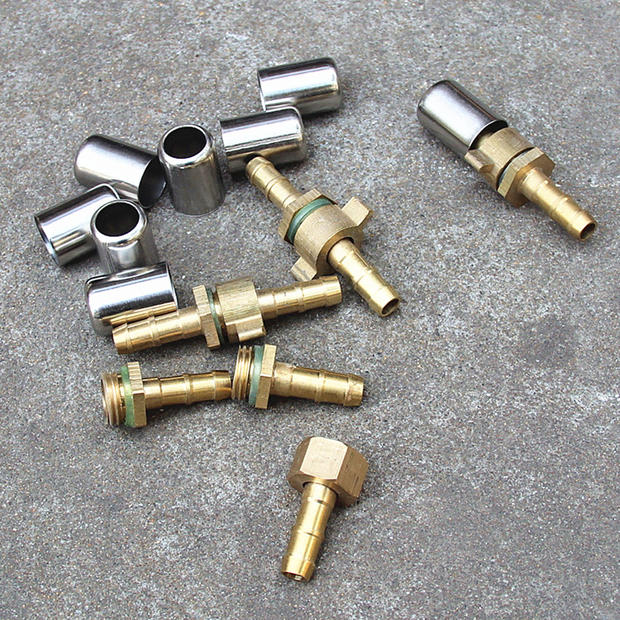 Motor Sprayer Drug Tube Joints High Pressure Nebulizer Accessories 8 5 High Pressure Pipe Live Joint Press Pipe Sleeve