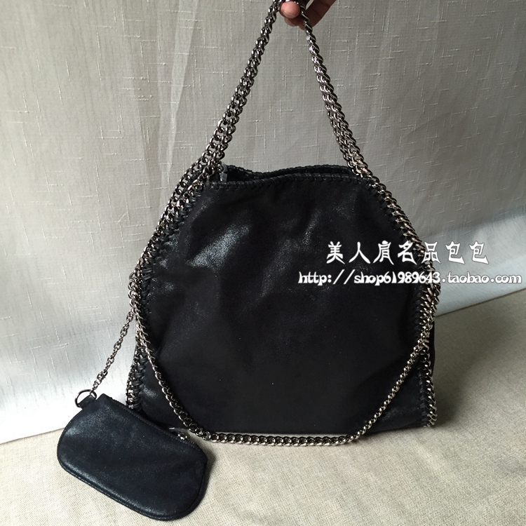 Falabella Bag Black Chain Shopping Bag Small Shoulder Bag for Women