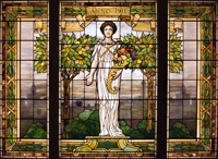 Tiffany French Window Glass Новый китайский ресторан виллы американский перегород