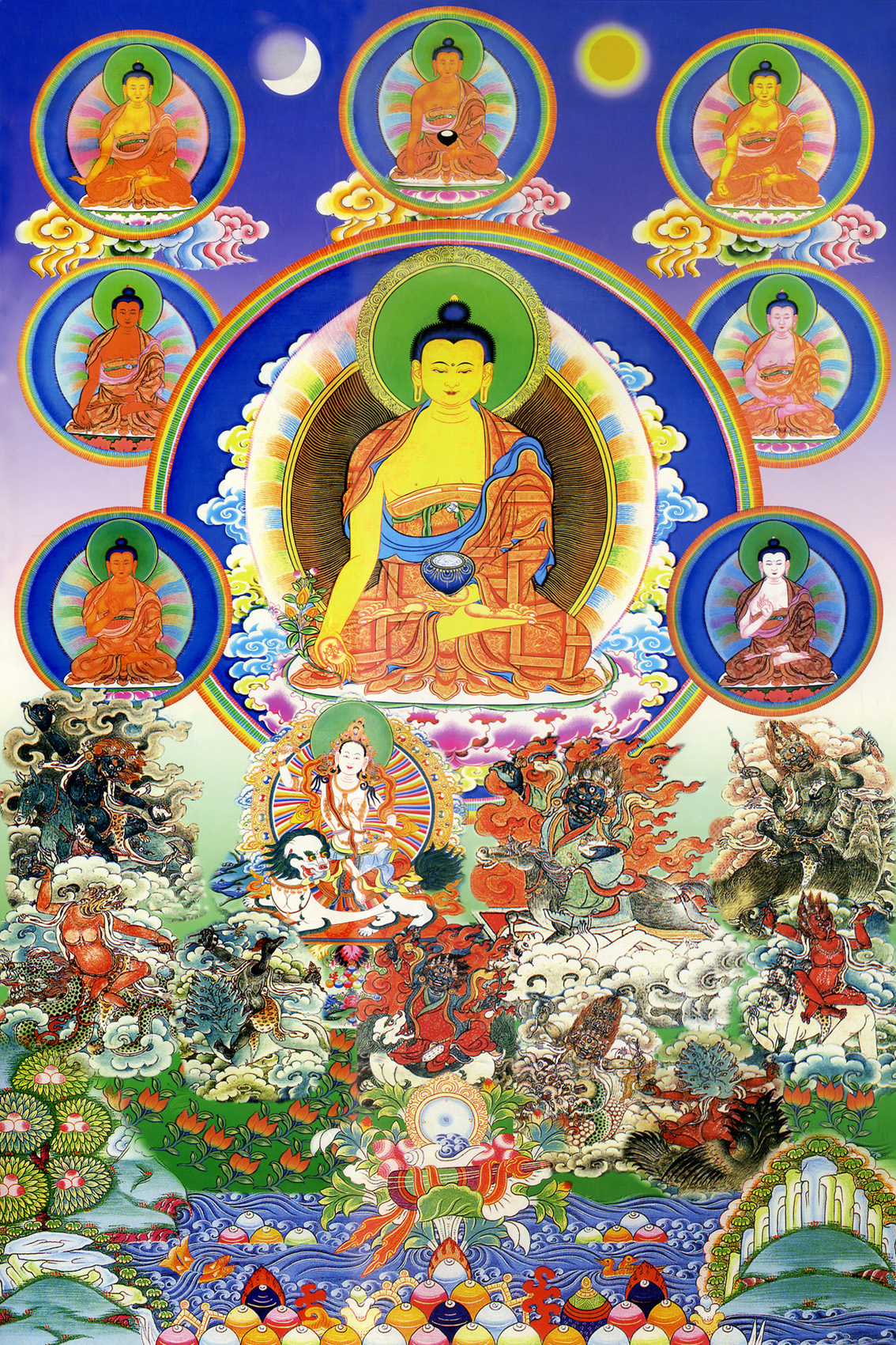 Buddha statue Sakyamuni Buddha statue hanging painting religious supplies Buddha paintings customize this life Buddha