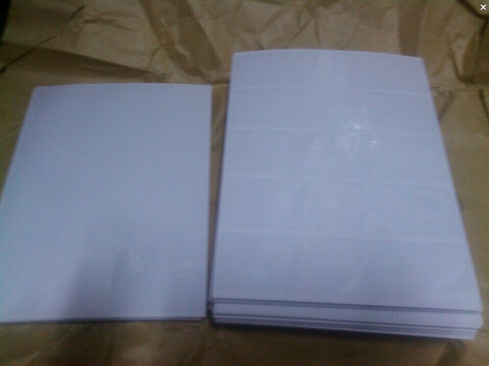 Episode Mailbook White carmine notes loose-leaf Double protected banknote core 230g white cardboard coin Single page