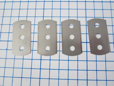 Textile Scales Sampling Knife Blade Disc Sampler Blade Triple Hole Blade Engraved Disc Retool Per Blade