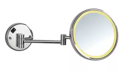 10 inch high-end bathroom wall-mounted mirror LED makeup mirror wall-mounted beauty mirror oversized mirror rocker mirror