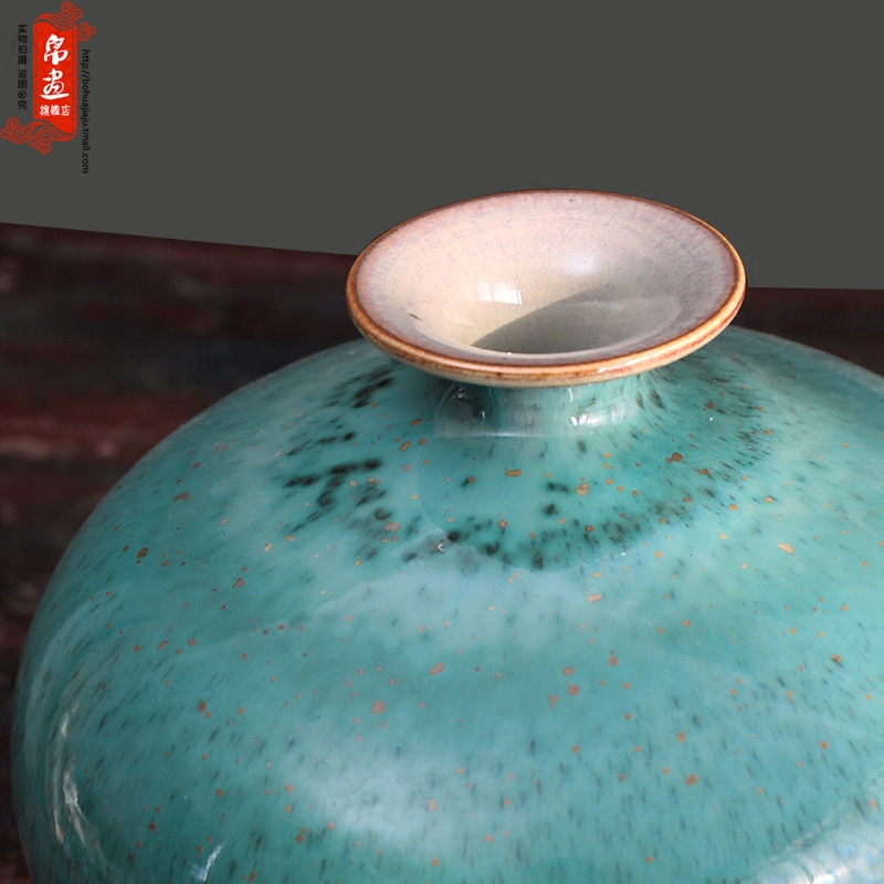 Jingdezhen ceramic coarse pottery small cut flower I and contracted sitting room of dried flowers flower arrangement furnishing articles manually restoring ancient ways is variable