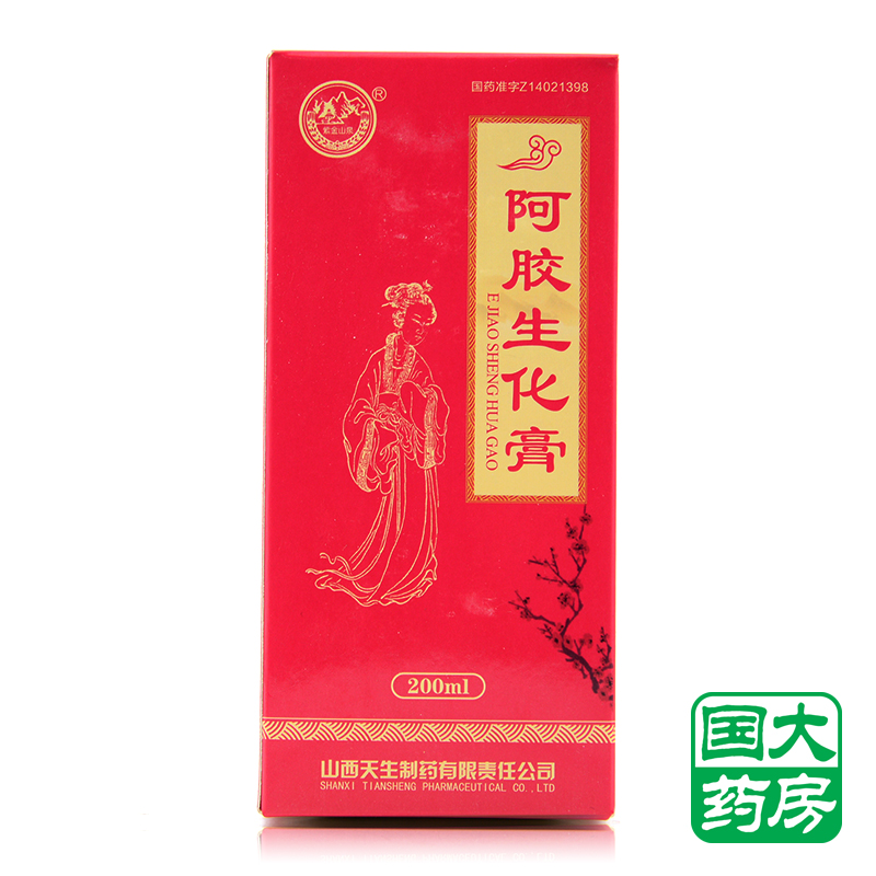 紫金山泉 阿胶生化膏 200ml*1瓶/盒