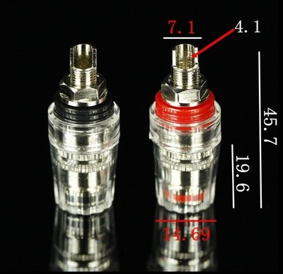 Crystal Shell Jacket Rhodium-Plated Sound Post Speaker Sound Box Horn