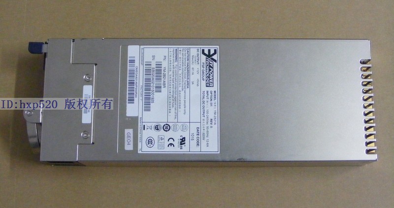 Original fit 3Y POWER YM-2821A 820W server power module YM-2821ABR