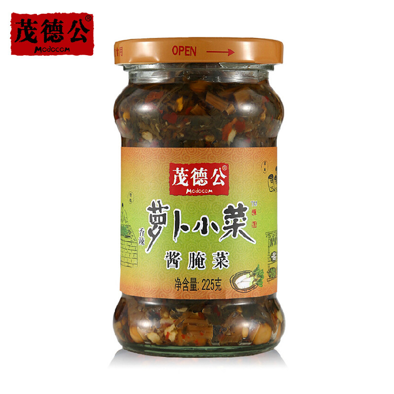【天猫超市】茂德公香辣萝卜小菜萝卜干酱菜榨菜225g下饭菜调味品