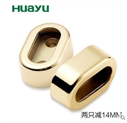 Huayu clothes rail base flange cabinet accessories seat 2 price gold silver
