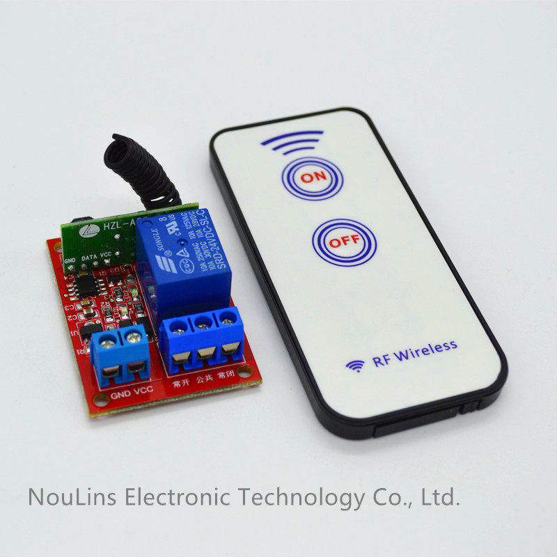 1 Way 24V Wireless module 2 Key RF Wireless Remote control 433M Wireless Remote Control Switch