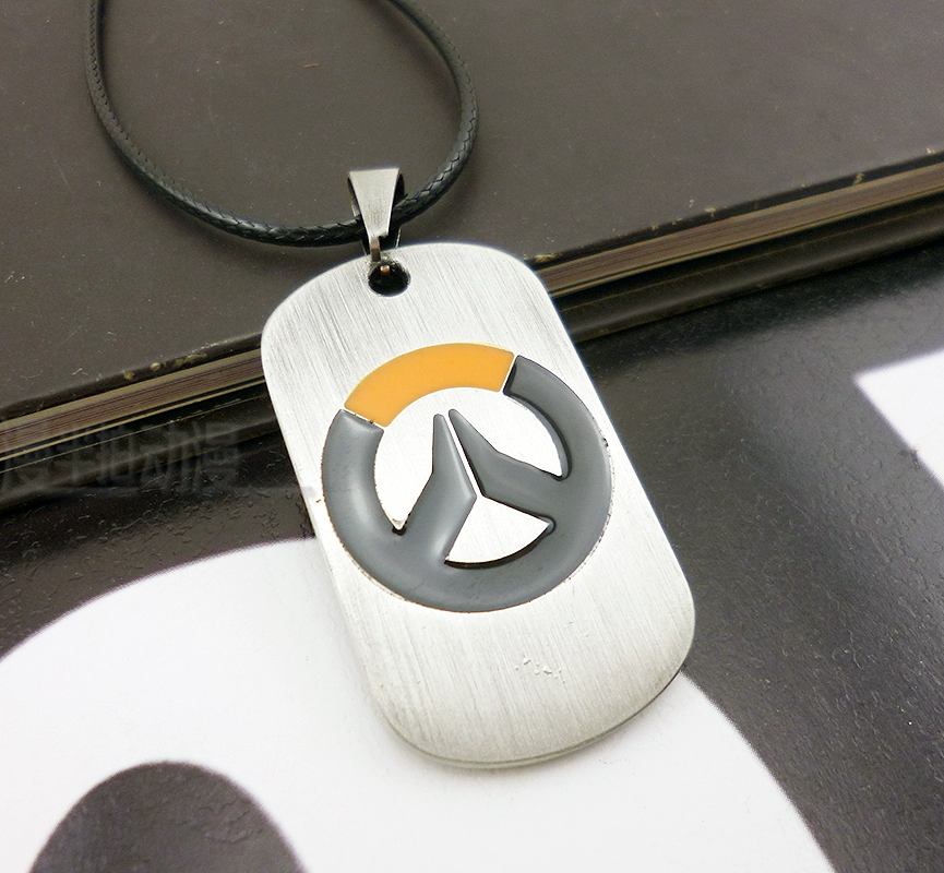 Overwatch Vòng cổ Keychain Overwatch Blizzard Trò chơi Ngoại vi Ow Trang sức cho Bé trai Ngày Quà tặng - Game Nhân vật liên quan