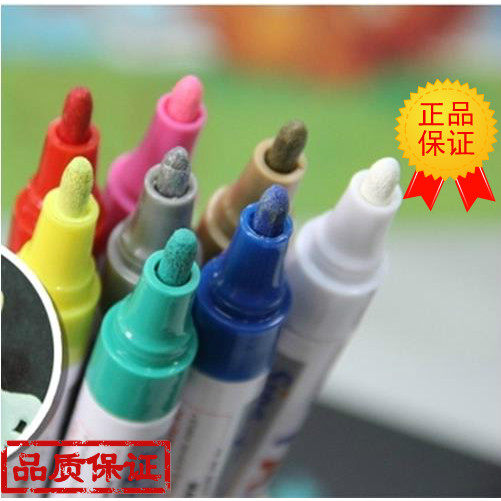 SP - 110 Paint Pen White Paint Pen Color Paint Pen Mark Pen Black Cardpaper
