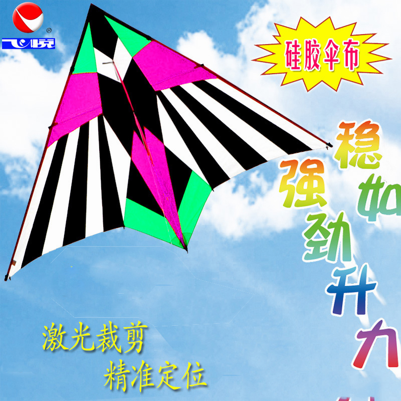 Weifang Flying Pleasing New Adult Large Triangular Kite 1 5 2 3 3 5 drilled days Yanzi breeze is easy to fly kites